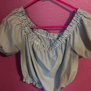 Stripped crop top